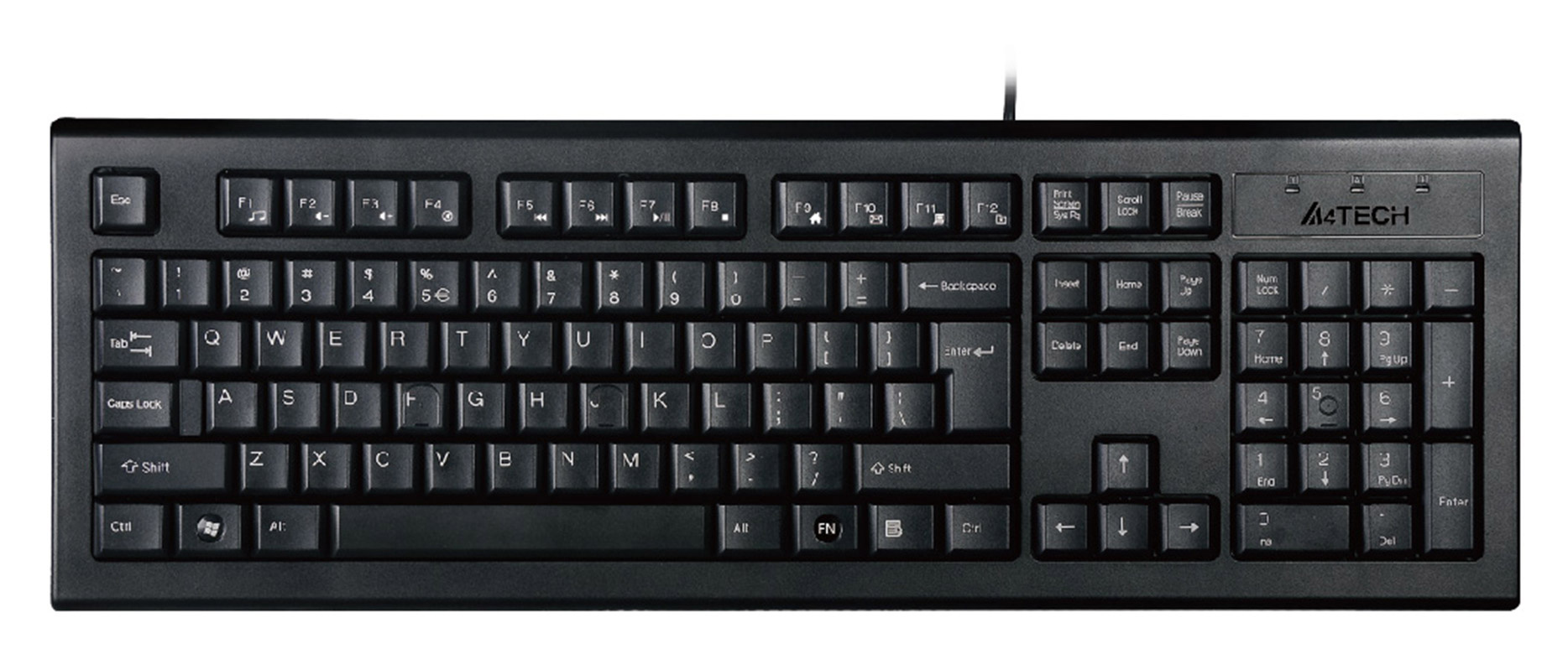 Клавиатура A4Tech KR-85, черный