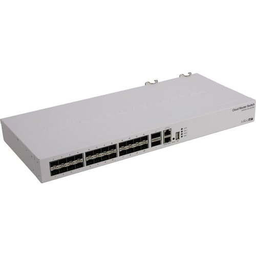 Коммутатор MikroTik CRS326-24S+2Q+RM SFP+ 24x10 Гбит/с, QSFP+ 2x40 Гбит/с, управляемый