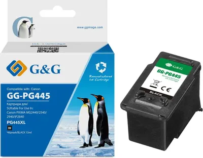 Картридж совместимый G&G GG-PG445, черный
