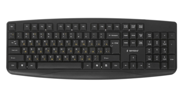 Клавиатура Gembird KB-8351U-BL, черный