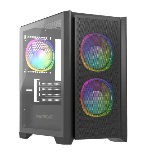 Корпус mATX без БП Powercase Alisio Micro Z3B ARGB (CAMZB-A3)