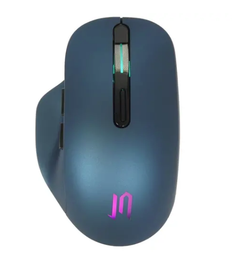 Мышь беспроводная аккумуляторная JETACCESS R300G морск. синяя , USB