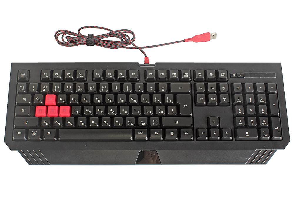 Клавиатура игровая с подсветкой A4Tech Bloody B120N USB Black