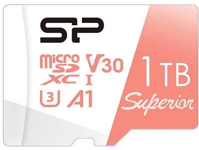 Карта памяти microSDXC UHS-I U3 1Tb Silicon Power Superior V30 A1 (SP001TBSTXDV3V20)