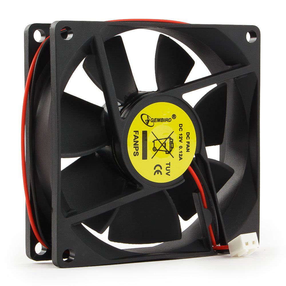 Вентилятор для корпуса Gembird FANPS 80x80x25mm 2pin
