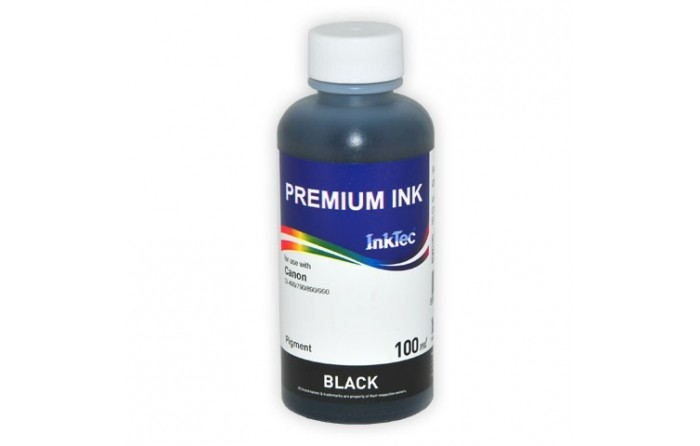 Чернила InkTec (C0090) для Canon GI-490/790/890/990, Black 100мл