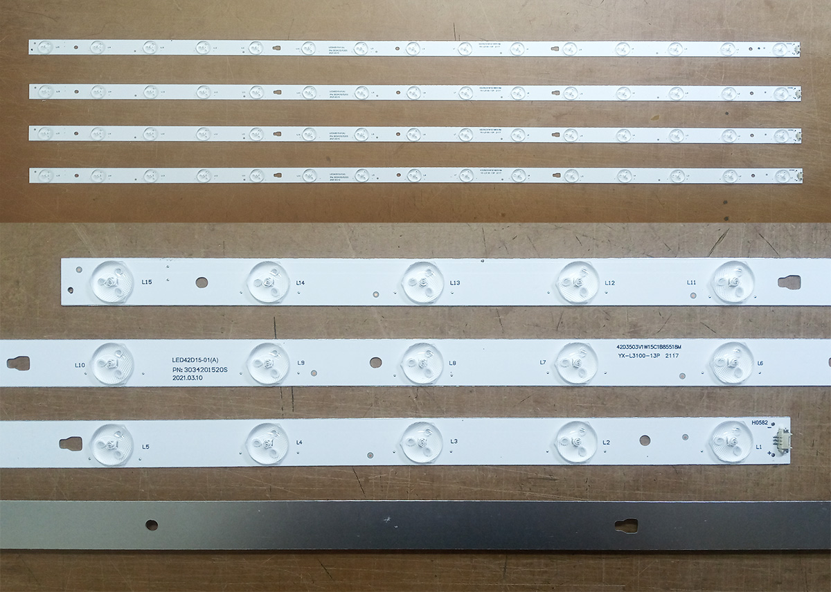 LED подсветка для телевизора LED42D15-01(C) 3034201520V LE42B310G LS42H6000 LE42B510F LS42K5500