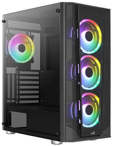 Корпус ATX без БП AeroCool PRISM-G-BK-V2