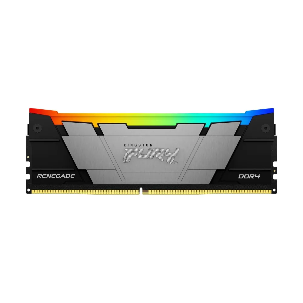Модуль памяти DDR4 16Gb PC25600 3200MHz Kingston FURY Renegade RGB (KF432C16RB12A/16)