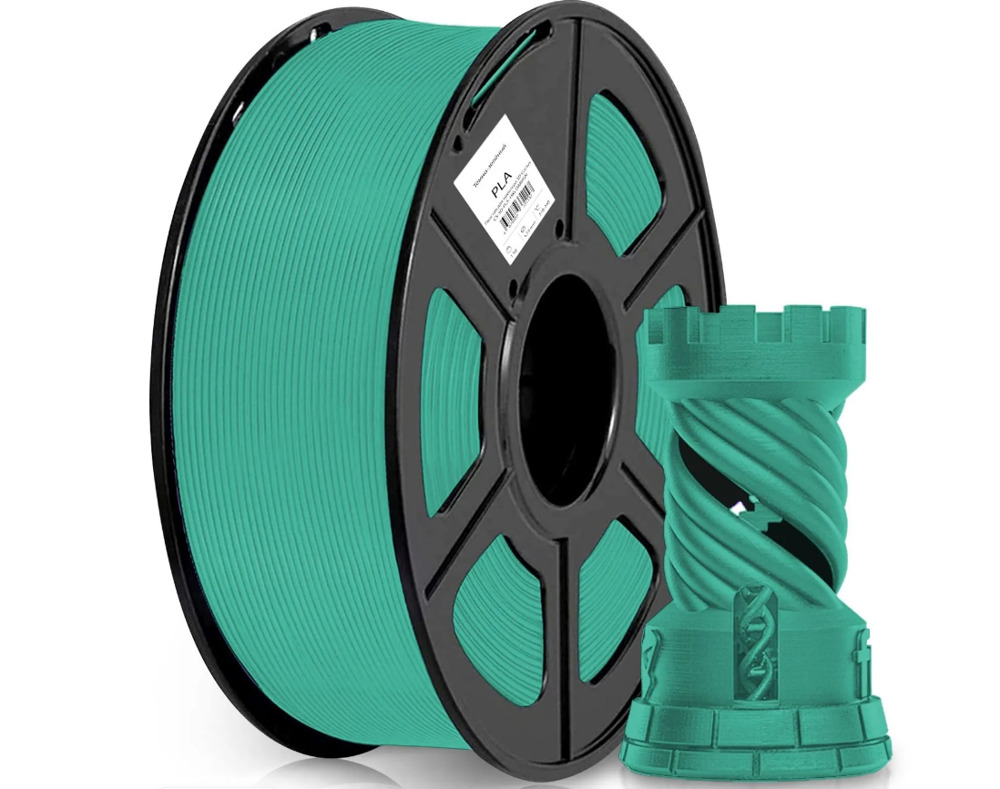 Пластик для 3D принтера Cactus CS-3D-PLA-1KG-DARKGN PLA d1.75мм 1кг L326м 1цв., темно-зеленый