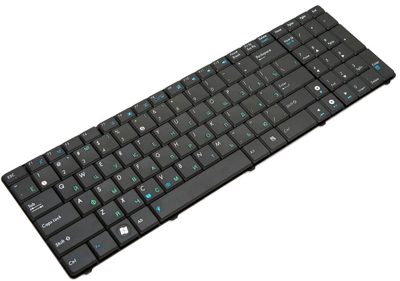 Клавиатура для ноутбука Asus K50 K50AB K51 K60 N50 G70 P50IJ X5DIJ RU Black Frame