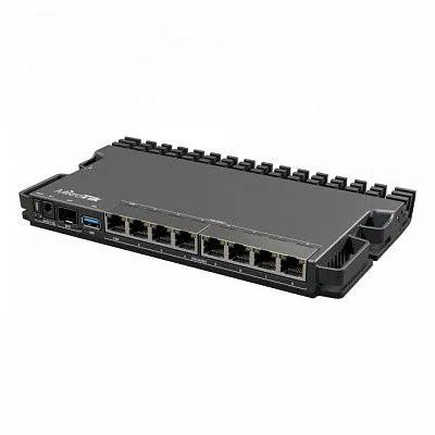 Маршрутизатор MikroTik RB5009UPr+S+IN CPU ARM64, 4 ядра, 350-1400MHZ