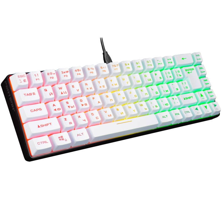 Клавиатура игровая с подсветкой PANTEON M2, белый