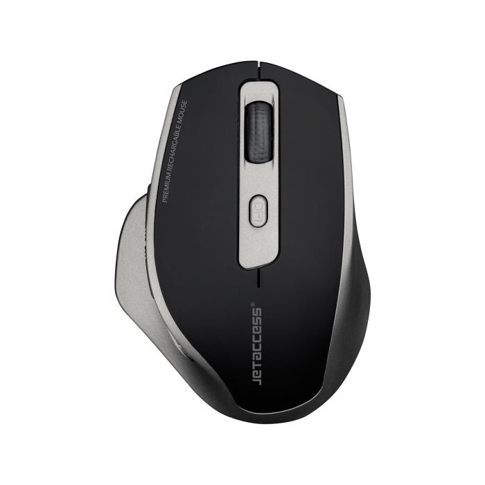 Мышь беспроводная аккумуляторная Jet.A R250G черная, USB