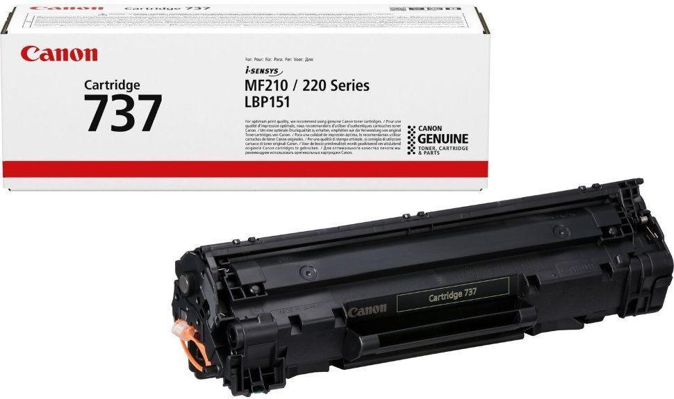 Картридж оригинальный Canon 737, черный