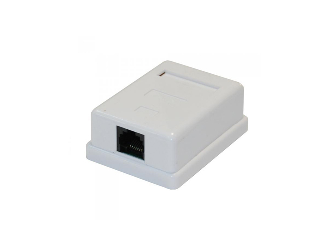 Розетка Ripo RJ-45 кат.5e внешняя 1 порт