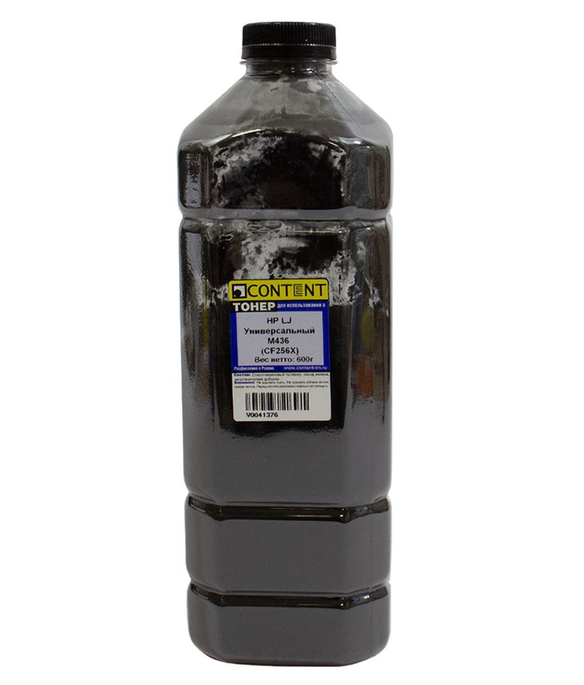 Тонер Content для НP LJ M436 (CF256X), Bk, 600 г