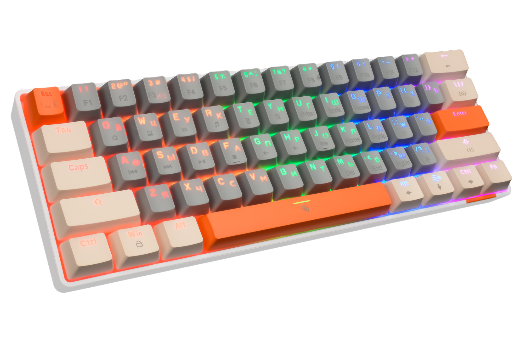 Клавиатура механическая PANTEON T3 BS HS RB, Grey-Ivory