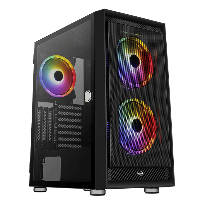 Корпус ATX без БП AeroCool Graphite-G-BK-v2