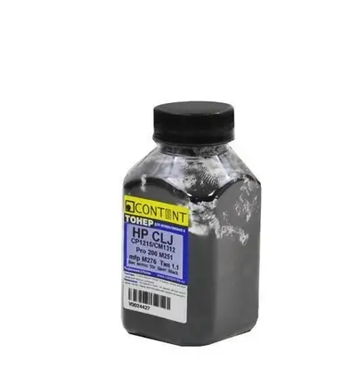 Тонер Content для HP CLJ CP1215/CM1312/Pro 200 M251/mfp M276, Тип 1.2, Bk, 55 г, банка