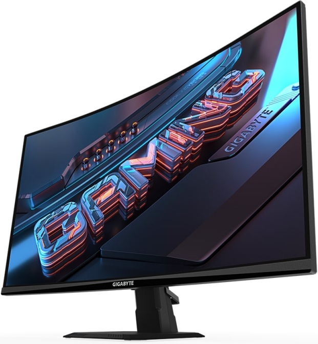 Монитор 27" GIGABYTE GS27FC, (180Hz), изогнутый, черный