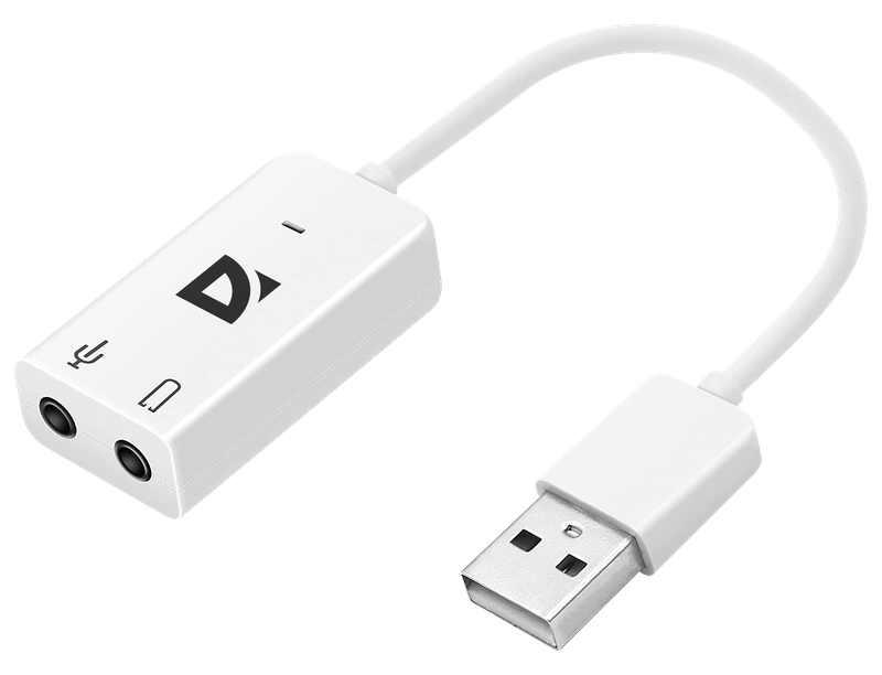 Звуковая карта внешняя USB Defender Audio USB - 2х3,5 мм jack01