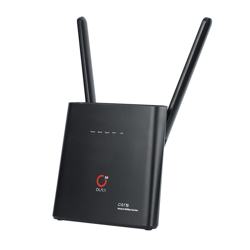 Мобильный Wi-Fi роутер 4G Olax AX9 с сим картой для интернета