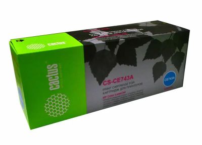 Картридж совместимый Cactus CS-CE743A (CLJ CP5220/ 5225/ 5225N/ 5225DN) M, 7,3K