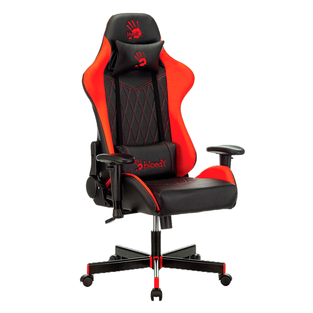 Кресло игровое A4Tech Bloody GC-870 черный/красный