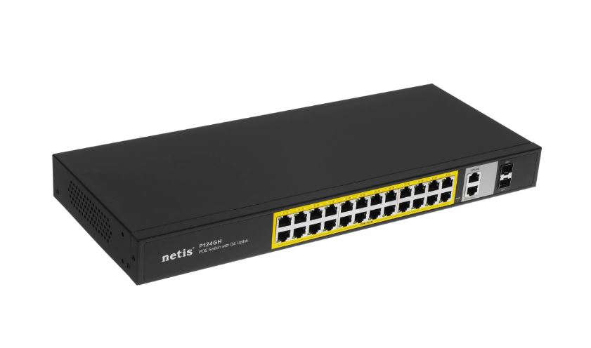 Коммутатор Netis P124GH, 24port, PoE