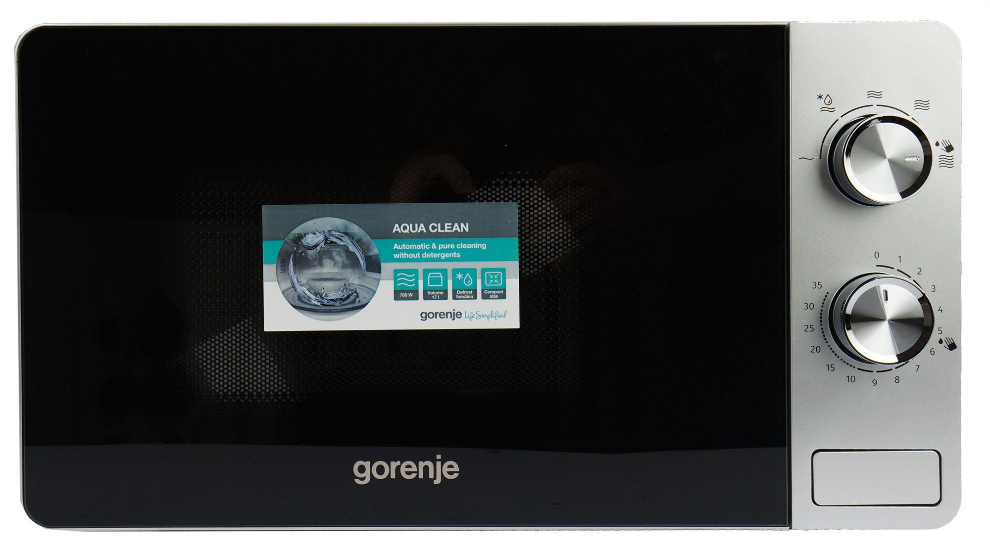 Микроволновая печь Gorenje MO17E1S серебристый