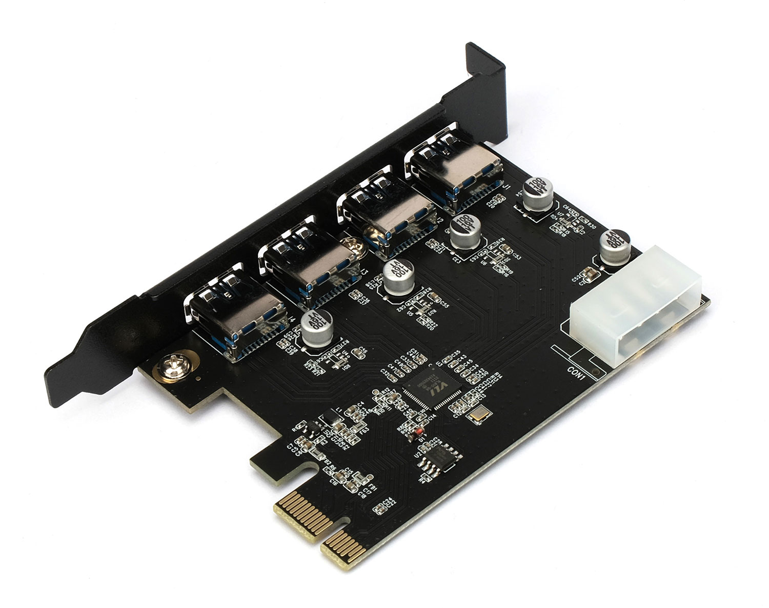 Контроллер PCI-E to USB 3.0 Gembird SPCR-04 (4xUSB-A)
