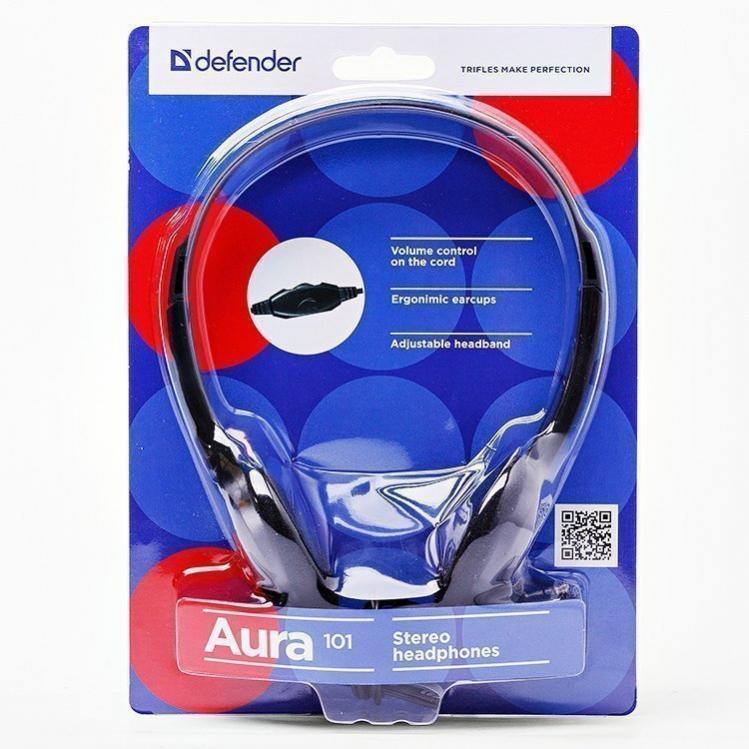 Наушники Defender Aura 101, черный