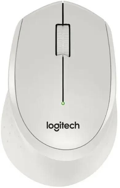 Мышь беспроводная Logitech Silent Plus M330, белый