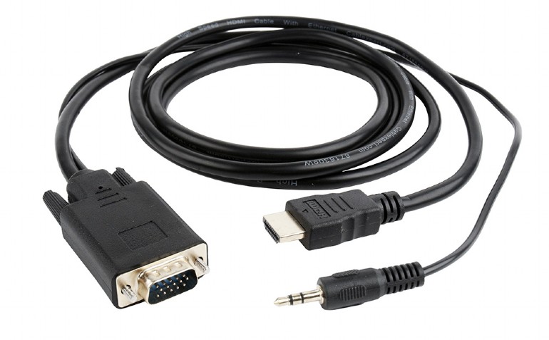 Переходник (видеоконвертер) HDMI -> VGA Cablexpert A-HDMI-VGA-03-10 3м