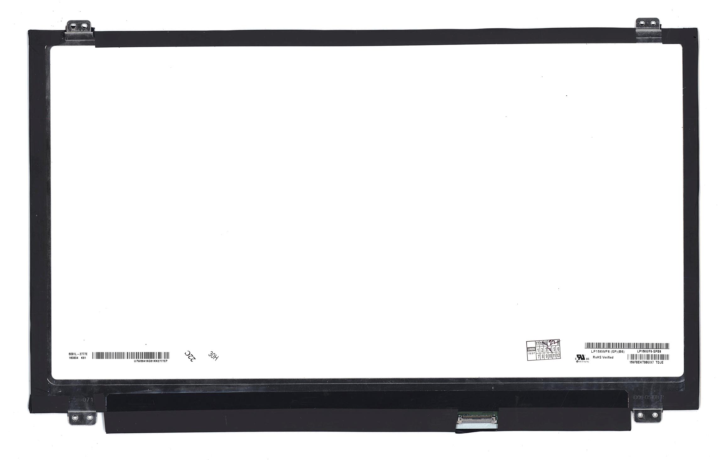 Матрица 15.6" LP156WF6(SP)(B6) Full HD ( IPS,1920*1080,30pin,Right)