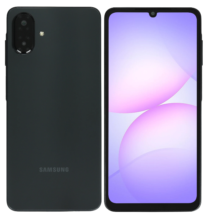 Смартфон Samsung Galaxy A07 6/128Gb, черный