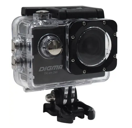 Экшн-камера Digma DiCam 240 черный