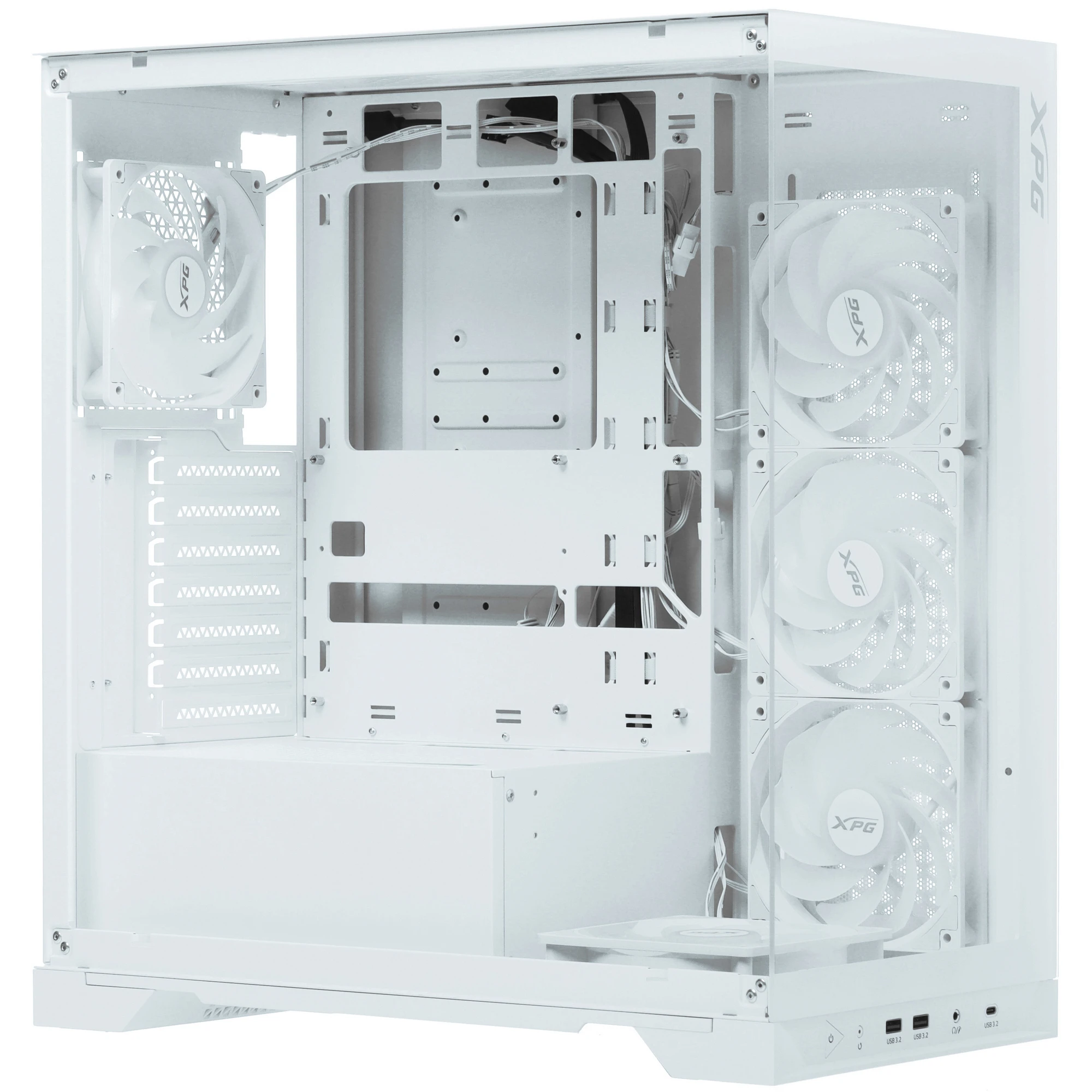 Корпус ATX без БП XPG INVADER X WHITE