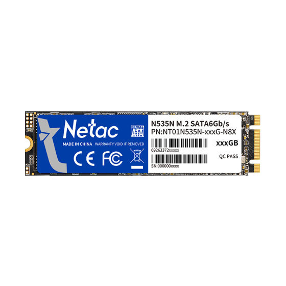 Накопитель SSD M.2 SATA 512Gb Netac N535N NT01N535N-512G-N8X