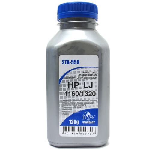 Тонер B&W Standart для LJ 1160/1320, черный 120гр, STA-559