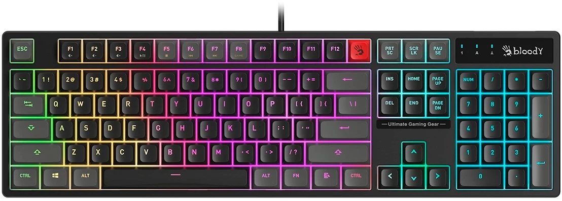 Клавиатура игровая с подсветкой A4Tech Bloody B230N