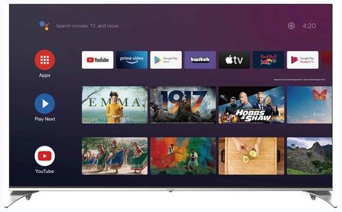 Телевизор QLED 65" Hyundai H-LED65QBU7500, 4K Ultra HD, Smart, Android TV