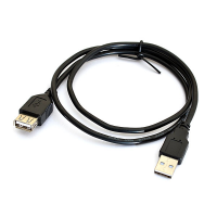 Кабель-удлинитель AM-AF 0.8m USB 2.0 DeTech