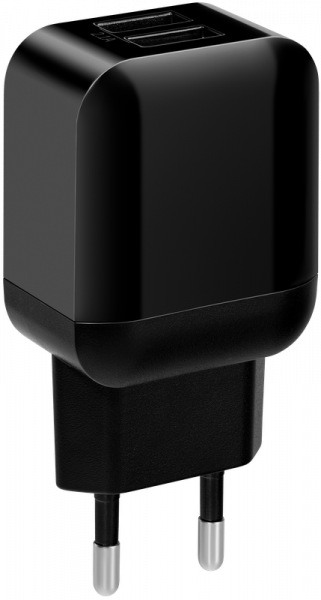 Универсальное СЗУ Defender EPA-13 (2 USB, 2.1А), черный