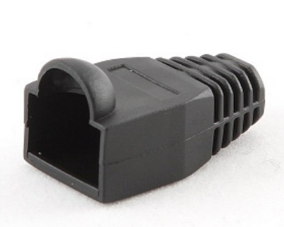 Наконечник на коннектор RJ-45, Cablexpert, BT5BK изолирующий чёрный (100 шт.)