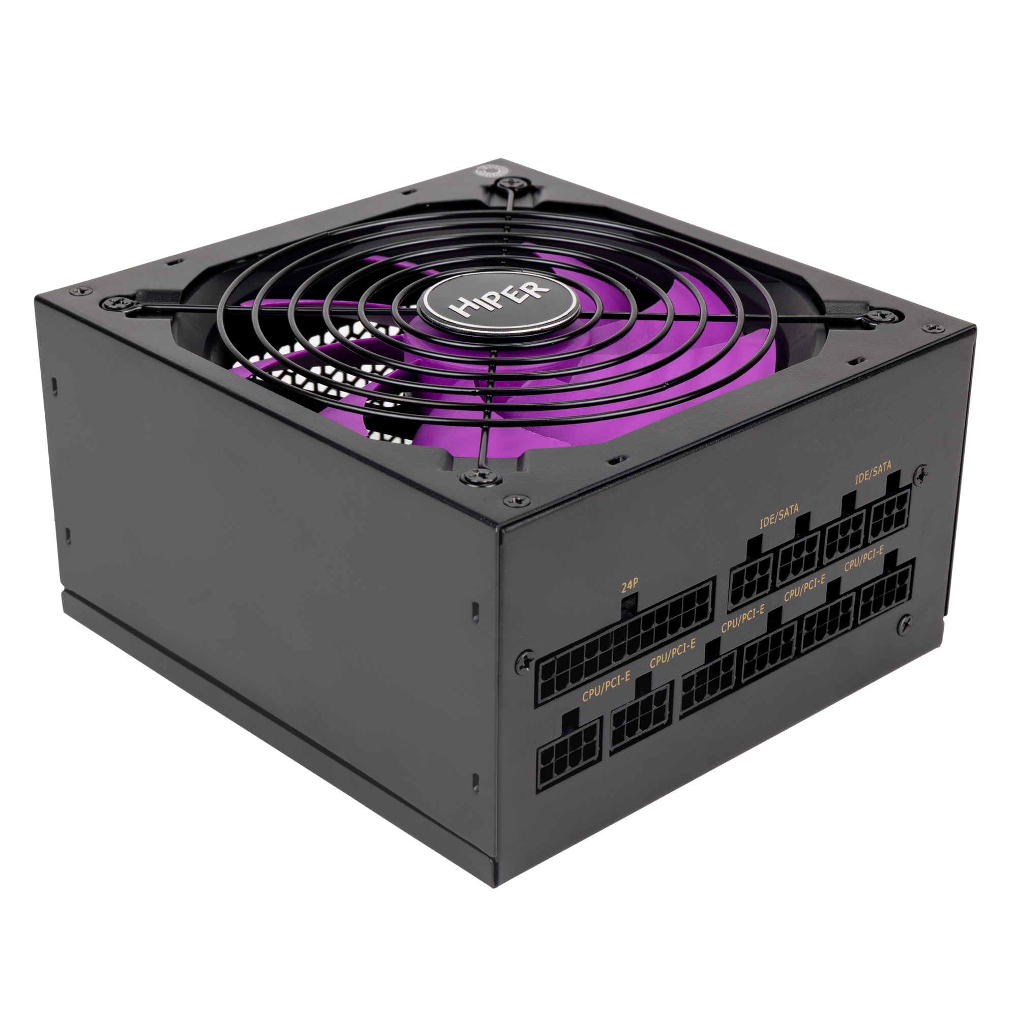 Блок питания 700W Hiper HPB-700FM, 80+ Bronze, модульный