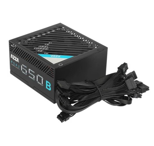 Блок питания 650W Azza PSAZ-650B, 80+ Bronze