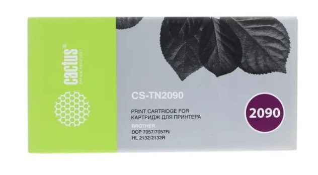 Картридж совместимый Cactus CS-TN2090 TN-2090 черный (1000стр.) для Brother DCP-7057