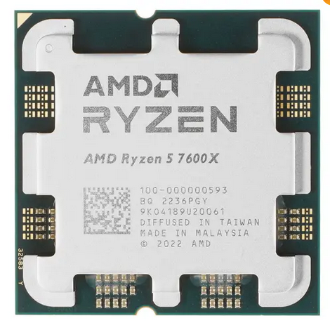 Процессор Socket AM5 AMD Ryzen 5 7600X
